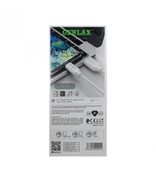 کابل-تایپ-سی-جرلکس-مدل-gd-35